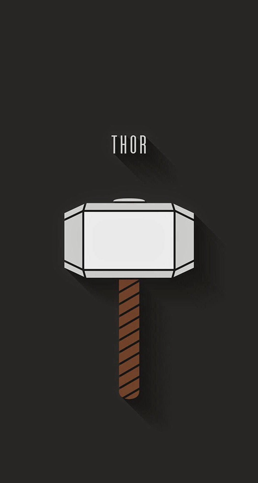 Download Thor Hammer Simple Cartoon Art