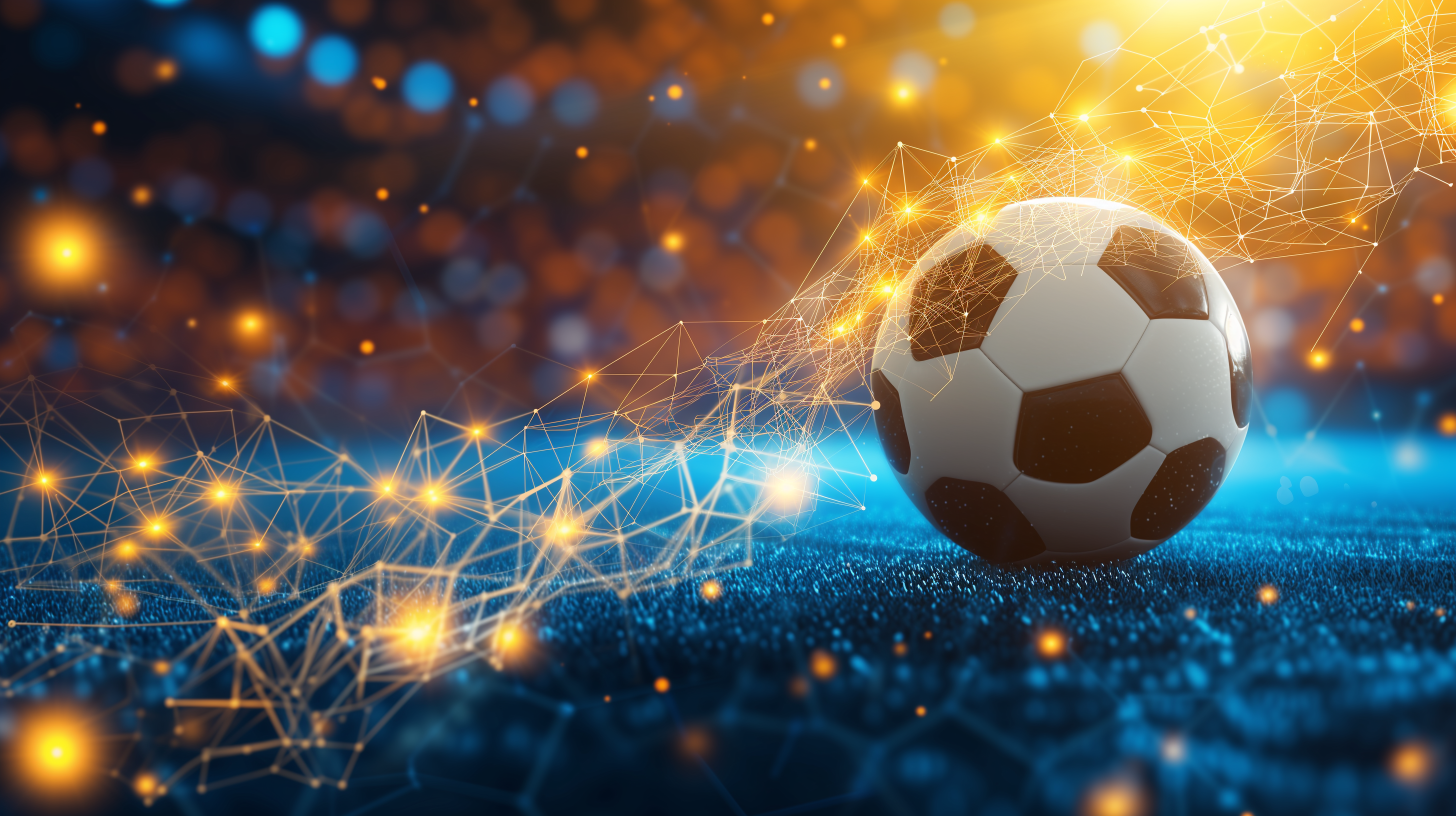 Futuristic Soccer Ball HD Wallpaper