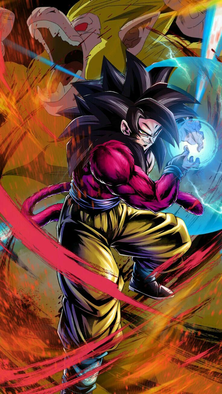 Goku Saiyan 4. Anime dragon