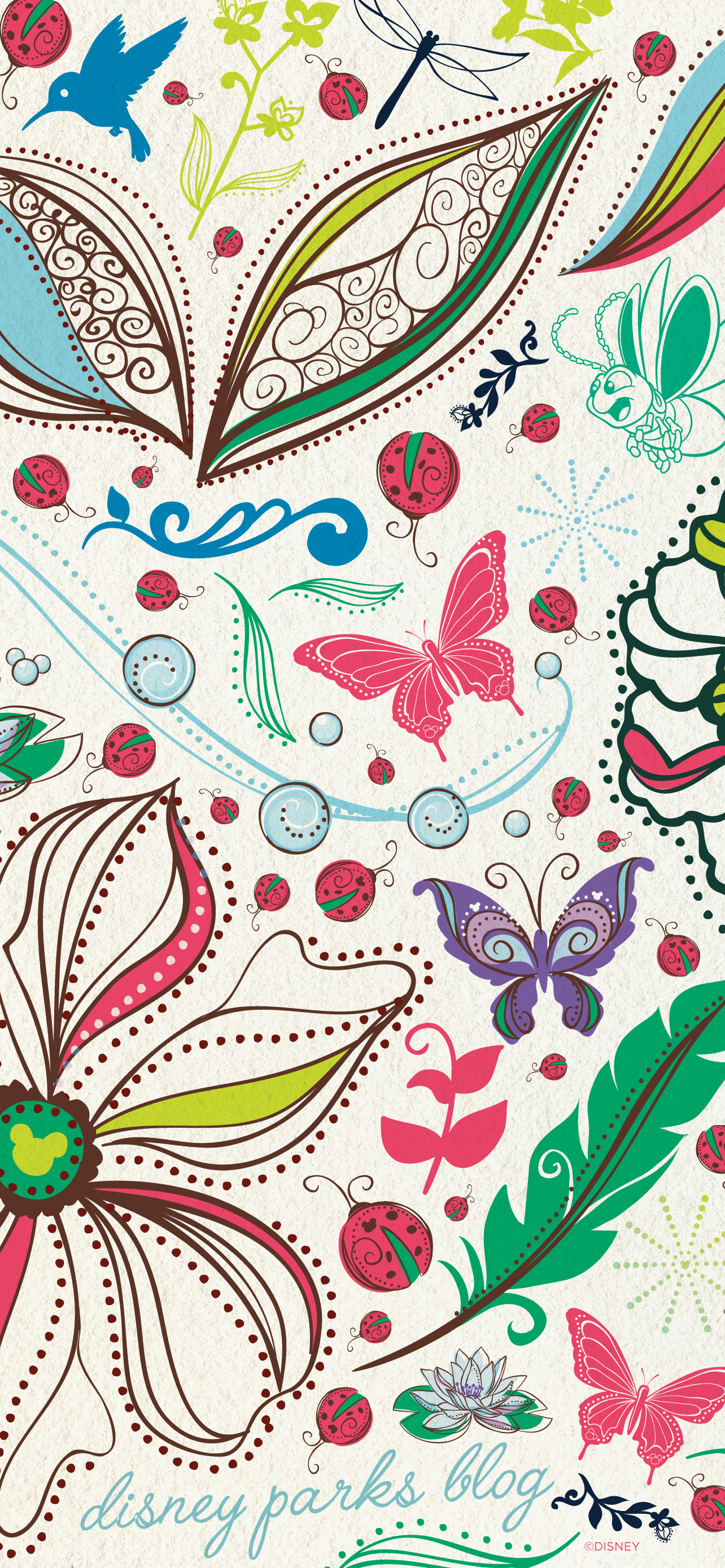 Disney Parks Blog Spring Coloring