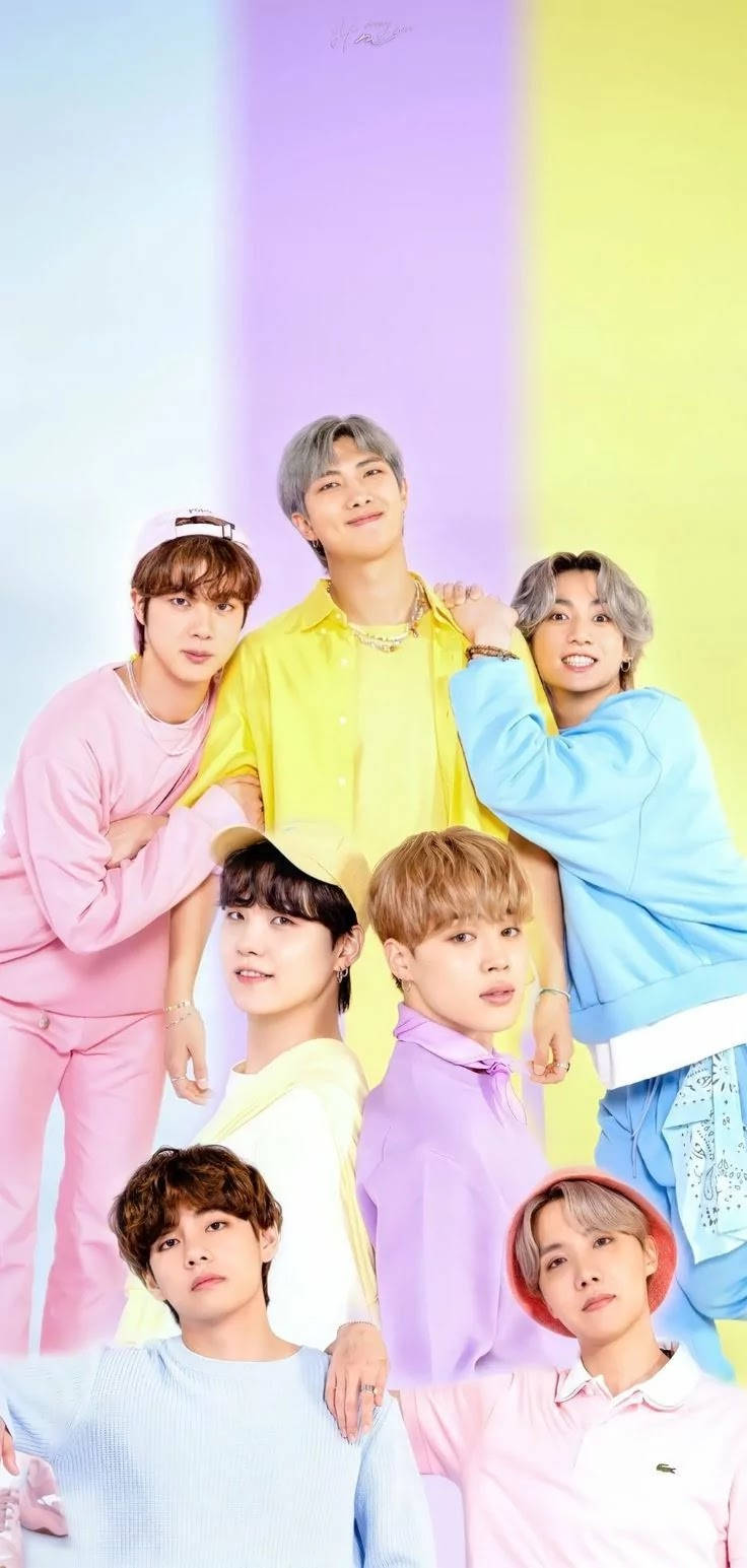 Download Portrait Pastel Cute BTS Group