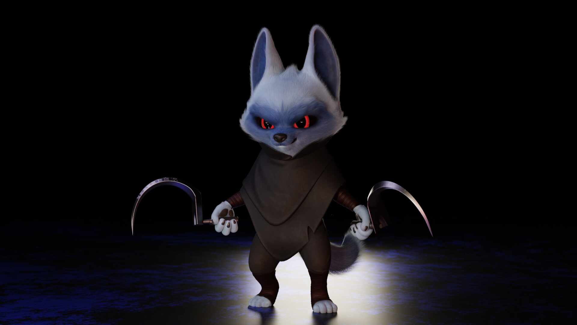 Young Death Wolf from Puss and Boots