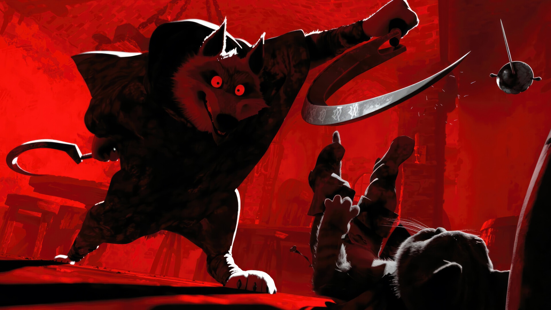 Wolf Puss in Boots Wallpaper