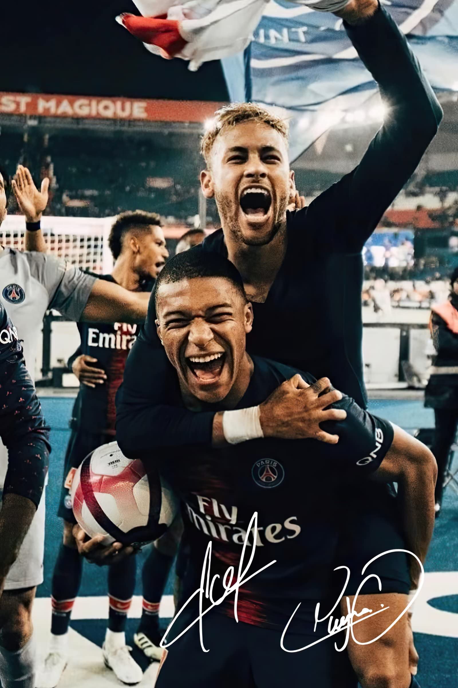 GOMORE Neymar Canvas Poster unframed