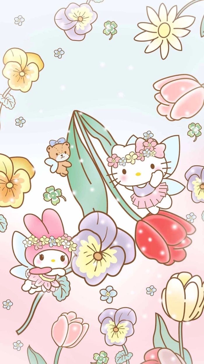 iphone wallpaper, Walpaper hello kitty