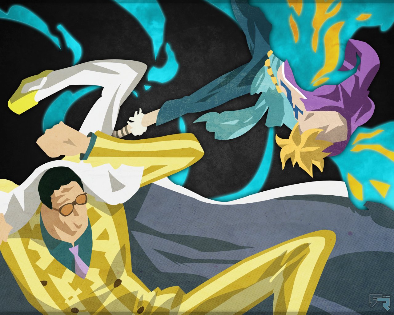 Marco The Phoenix vs Admiral Kizaru