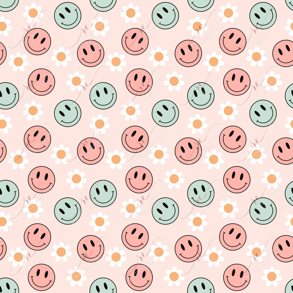 flowers pink straight vinyl wrap