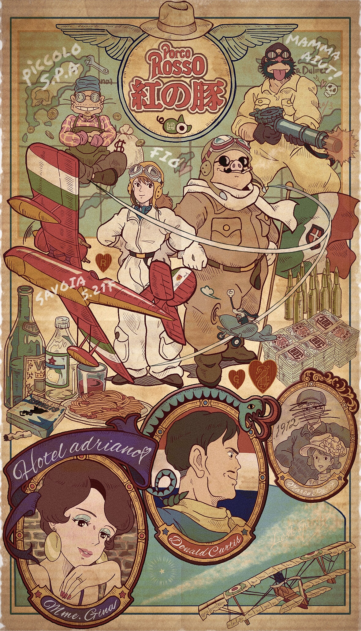 Kurenai no Buta (Porco Rosso)