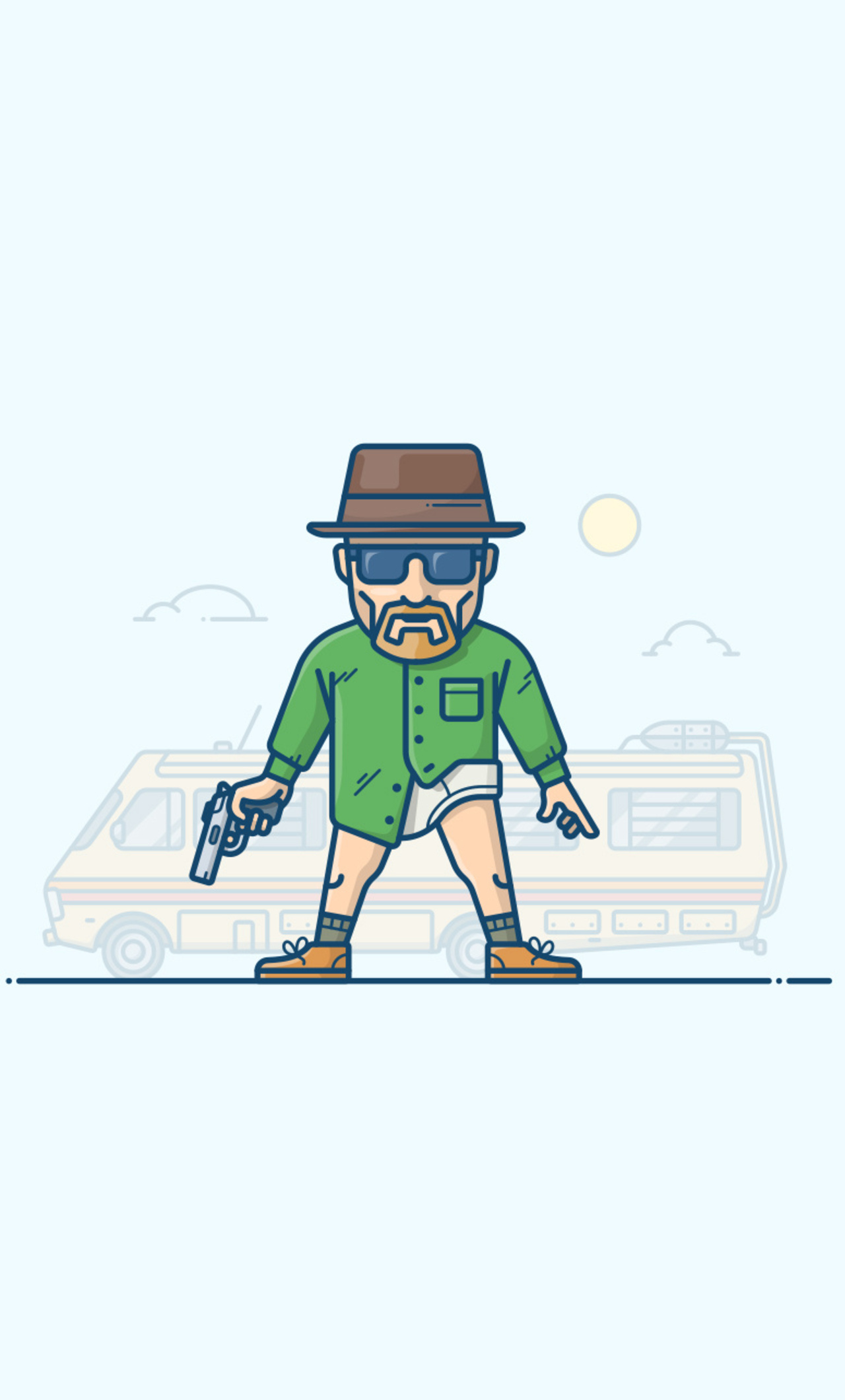 Heisenberg Minimalism Artwork