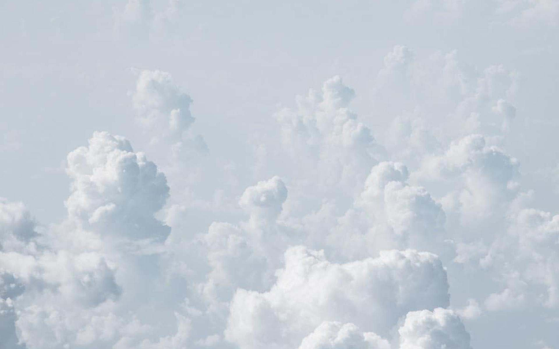 Soft, desaturated pastel blue cloudy