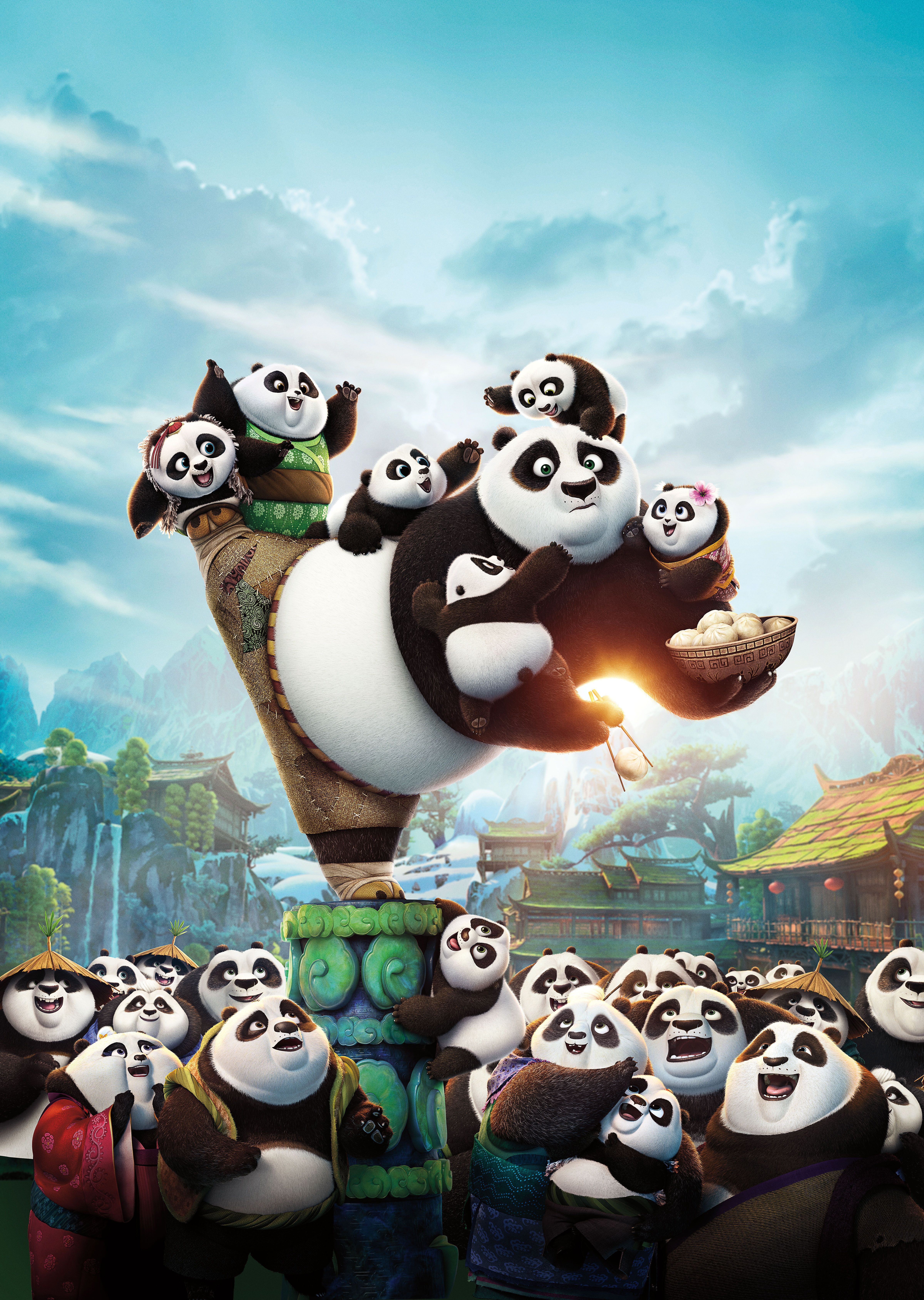 Po #Animation Kung Fu Panda 3 #Pandas