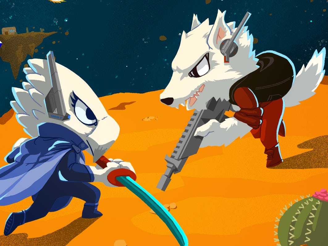 Astro Duel 2' is Smash Bros. with space