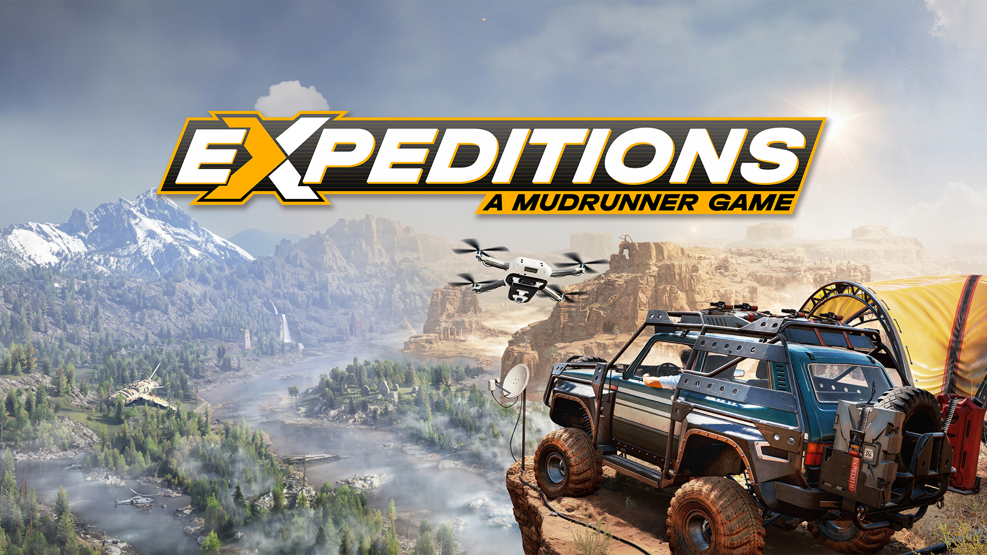Expeditions A MudRunner Game Key Art