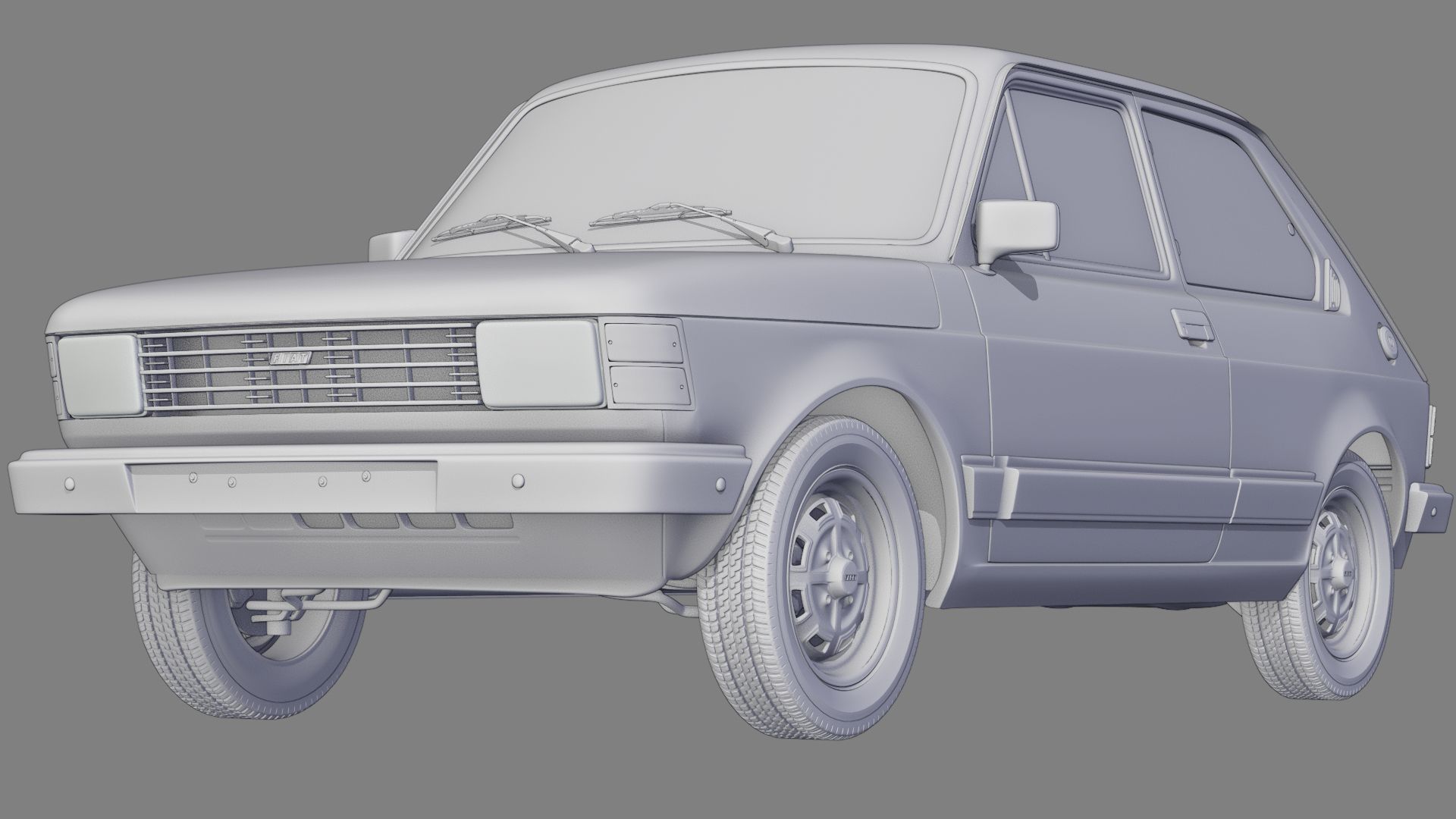 Fiat 147 3D Model $12 - .blend