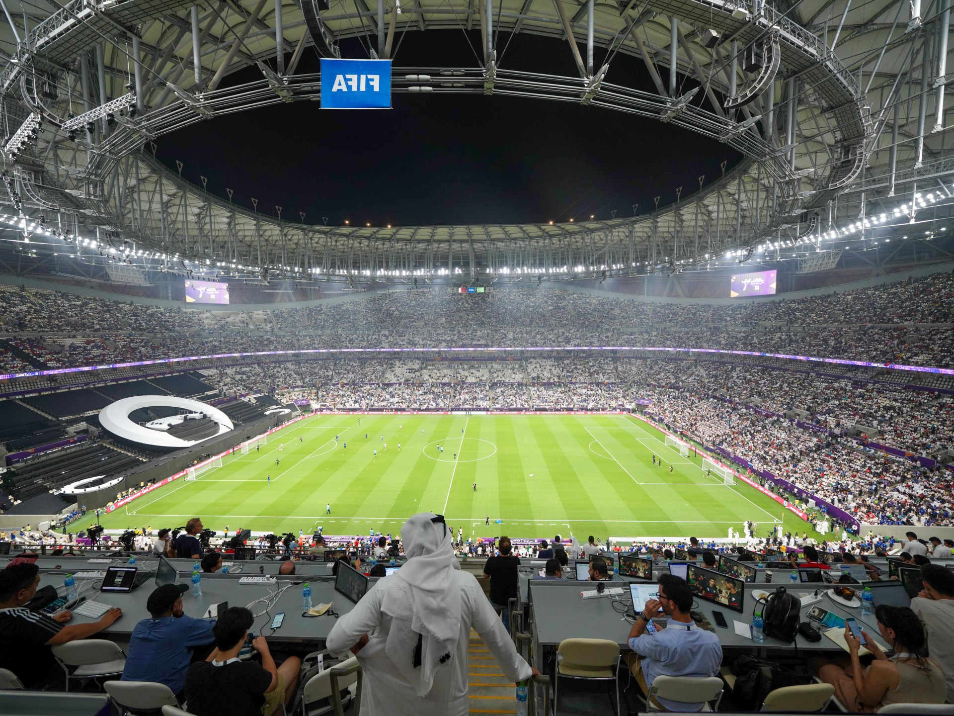 Photos: Lusail Super Cup tests stadium