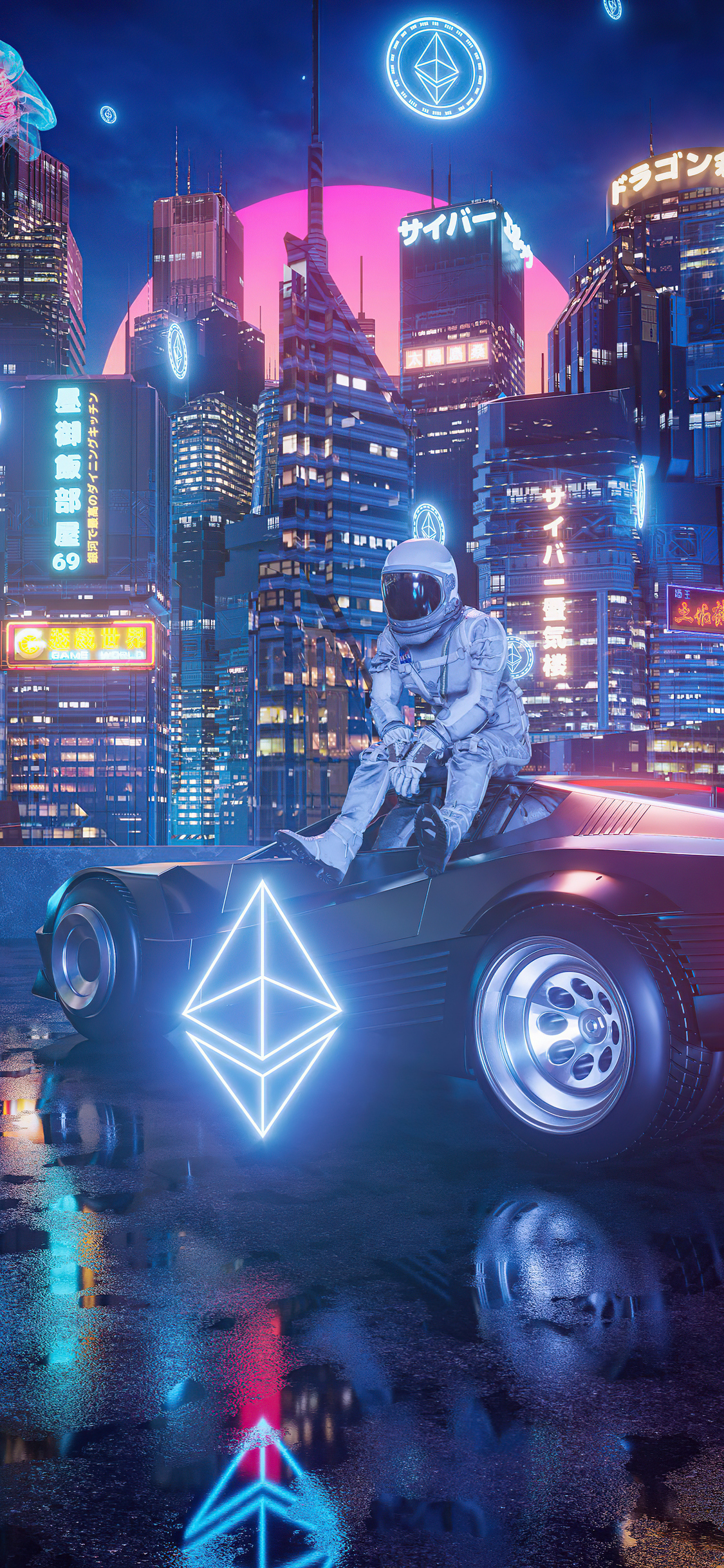 Astronaut In Crypto City 5k