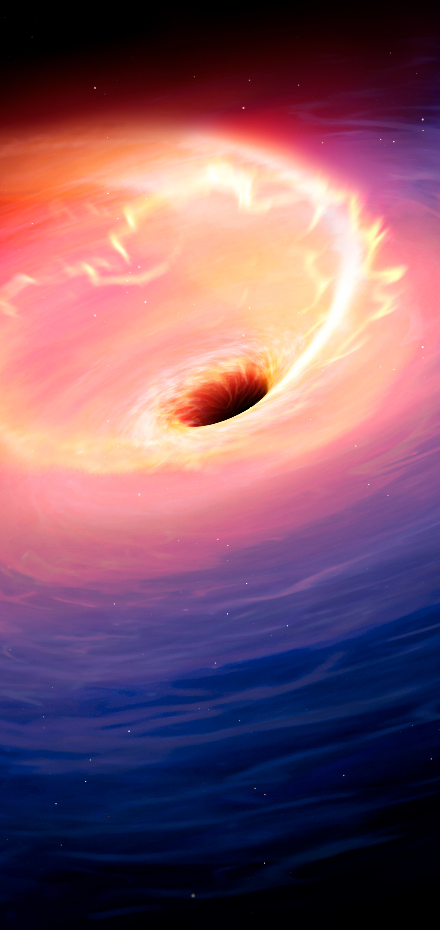 Mobile wallpaper: Sci Fi, Black Hole