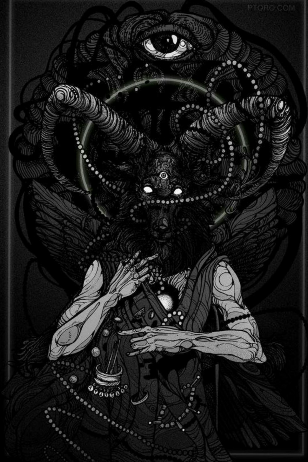 Tattoo uploaded by TØMU$ • Goat satan