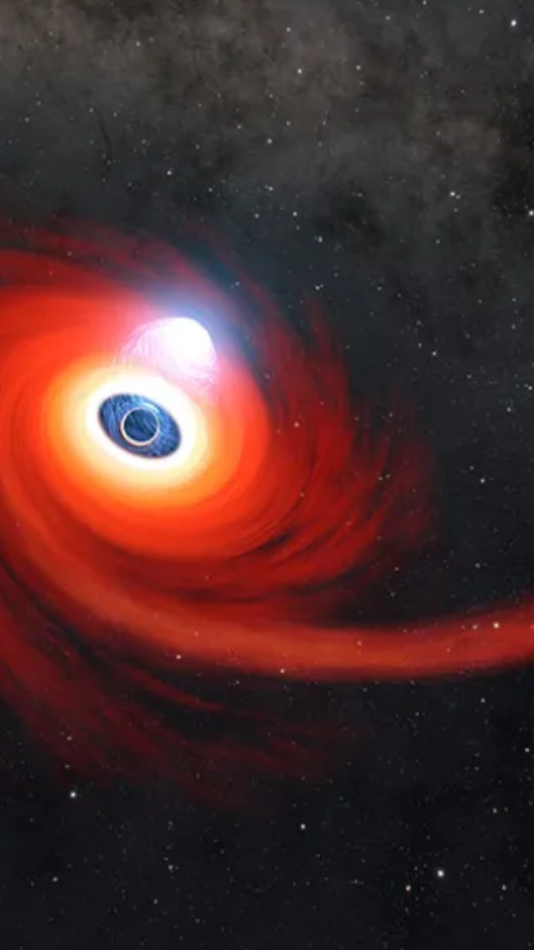 Mesmerising black hole image created