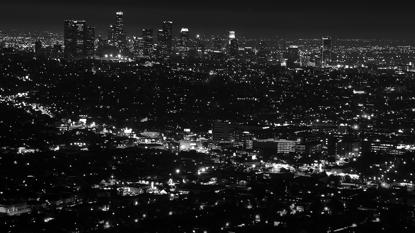 City View Night Light Bw Dark