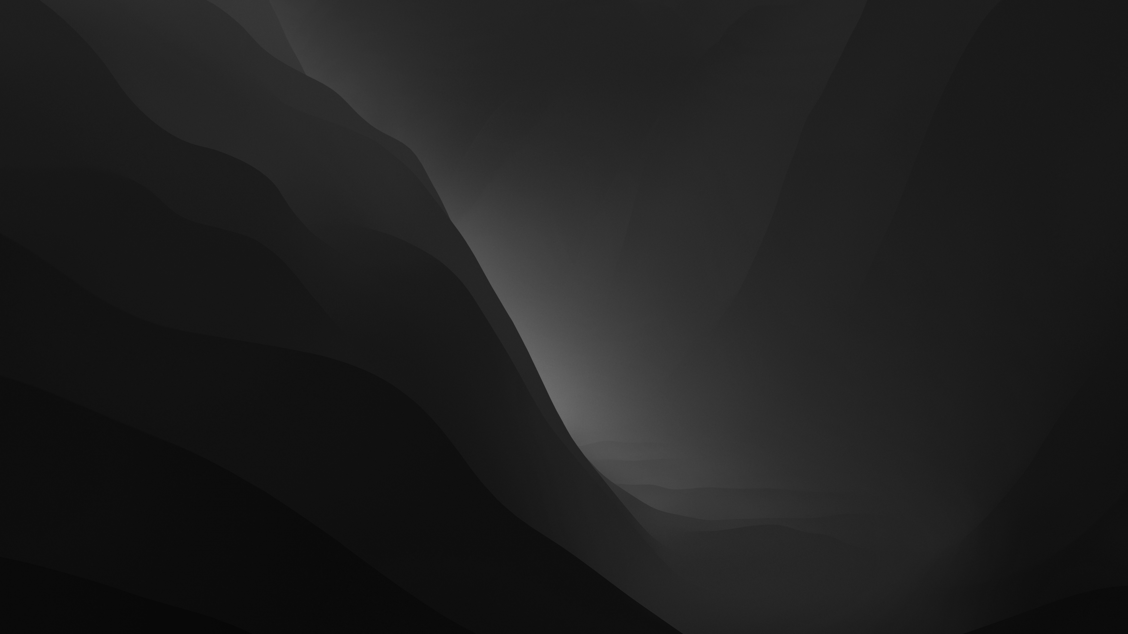 macOS Monterey Wallpaper 4K, Dark Mode