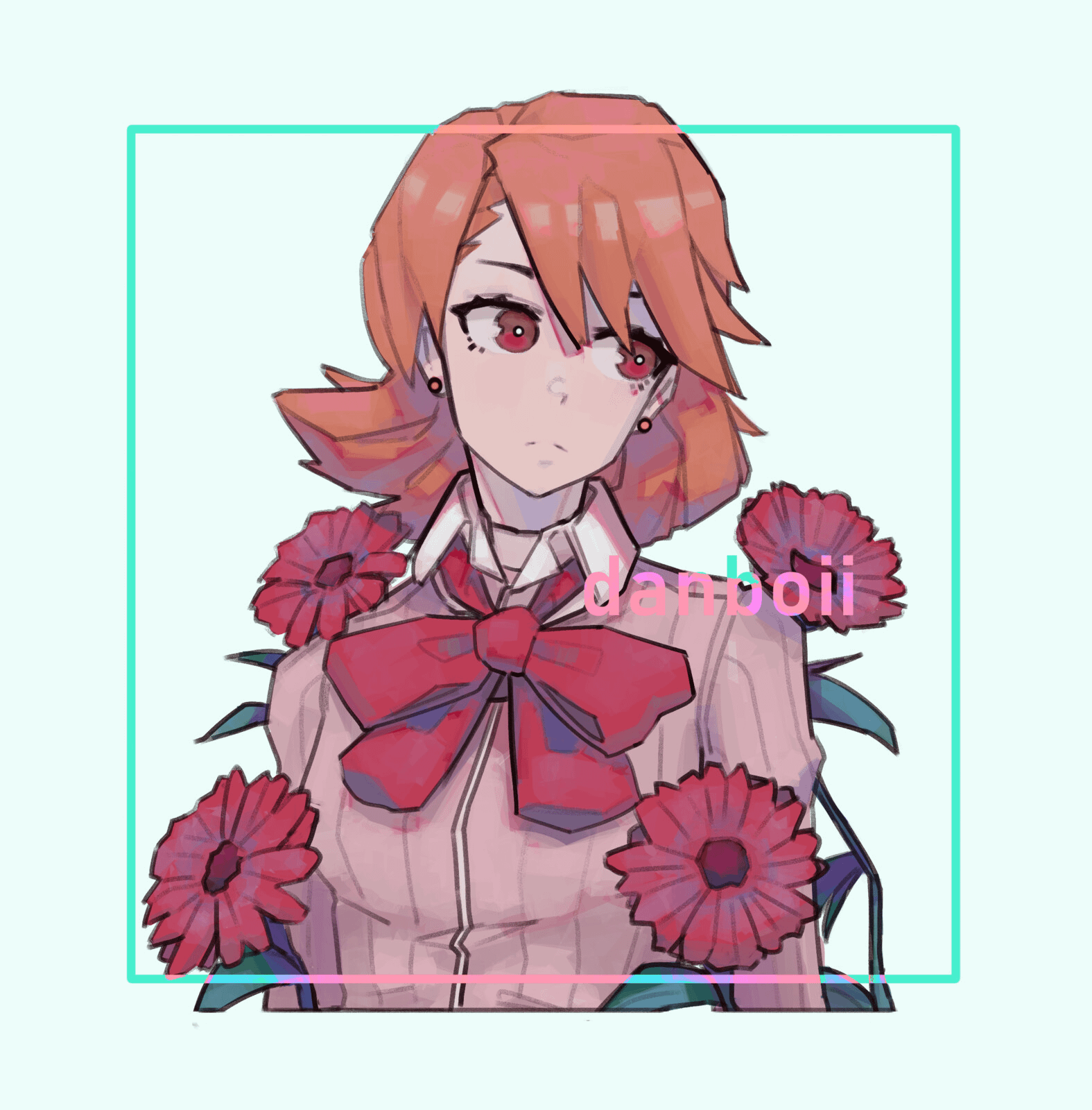 Yukari Takeba with Flowers [OC]