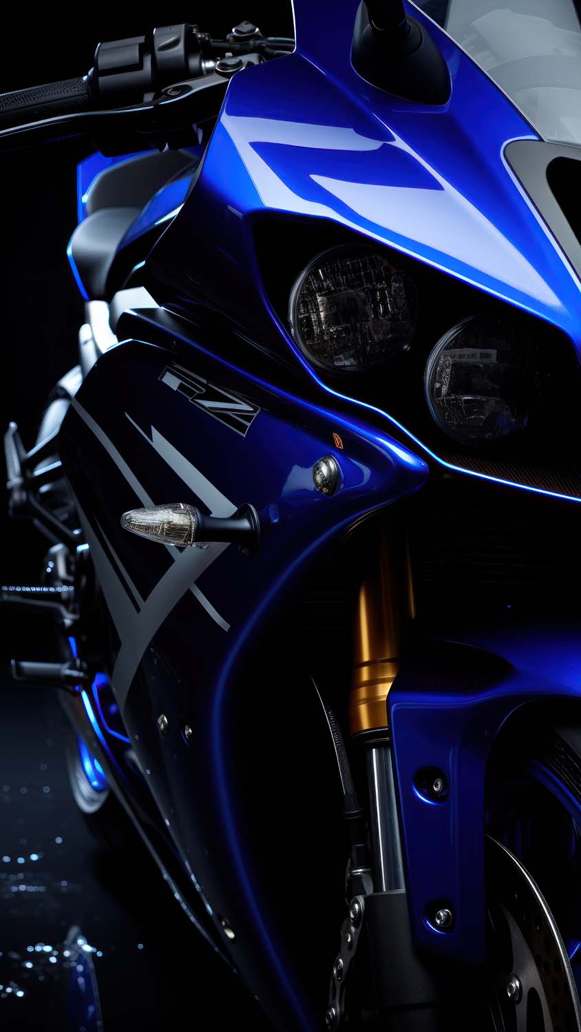 Yamaha FZ iPhone Wallpaper 4K