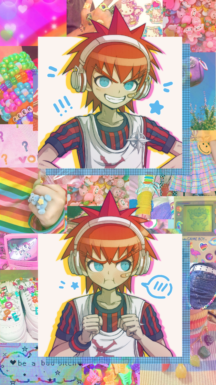 kidcore masaru and peko wallpaper