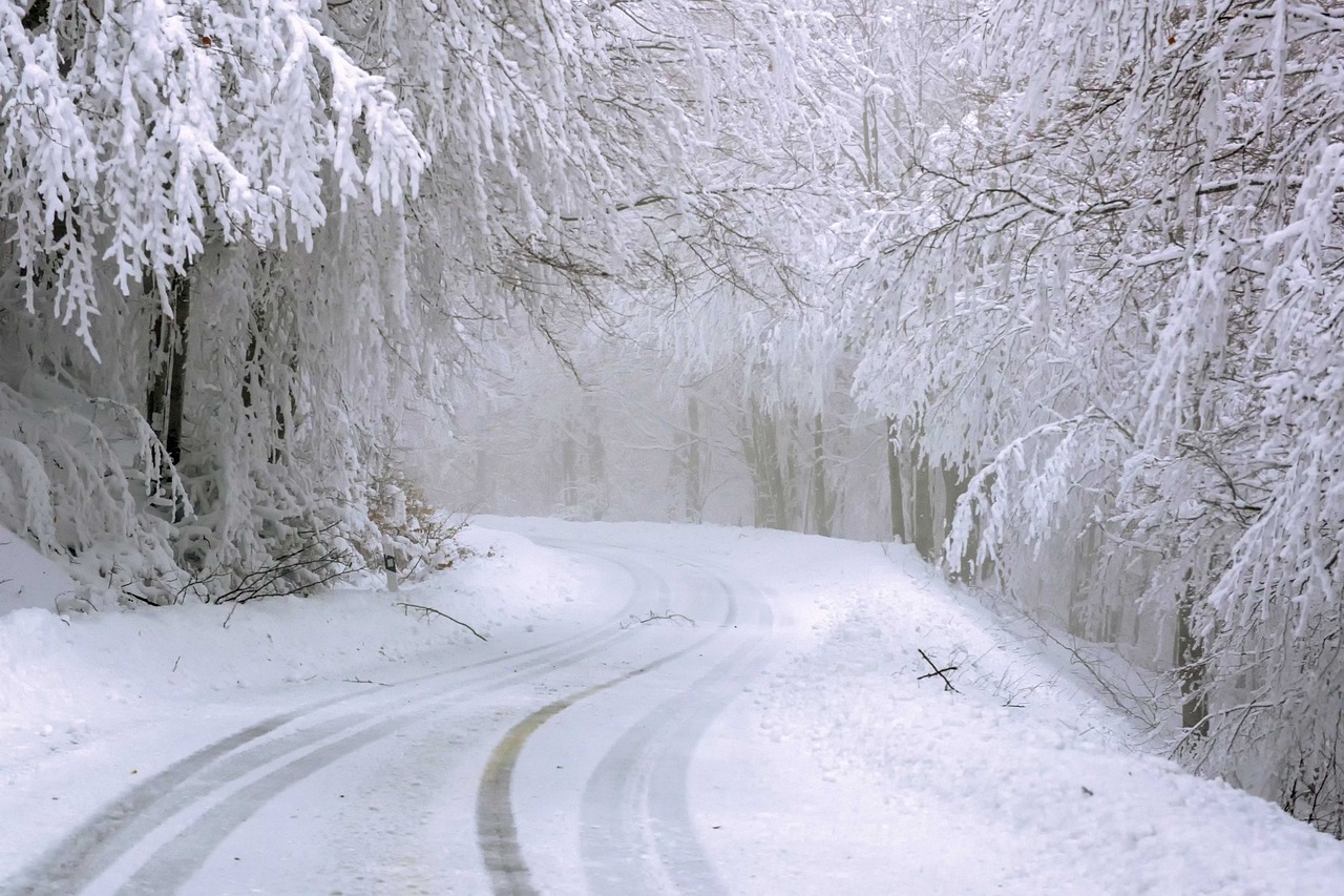 Snowy Road & Winter Image
