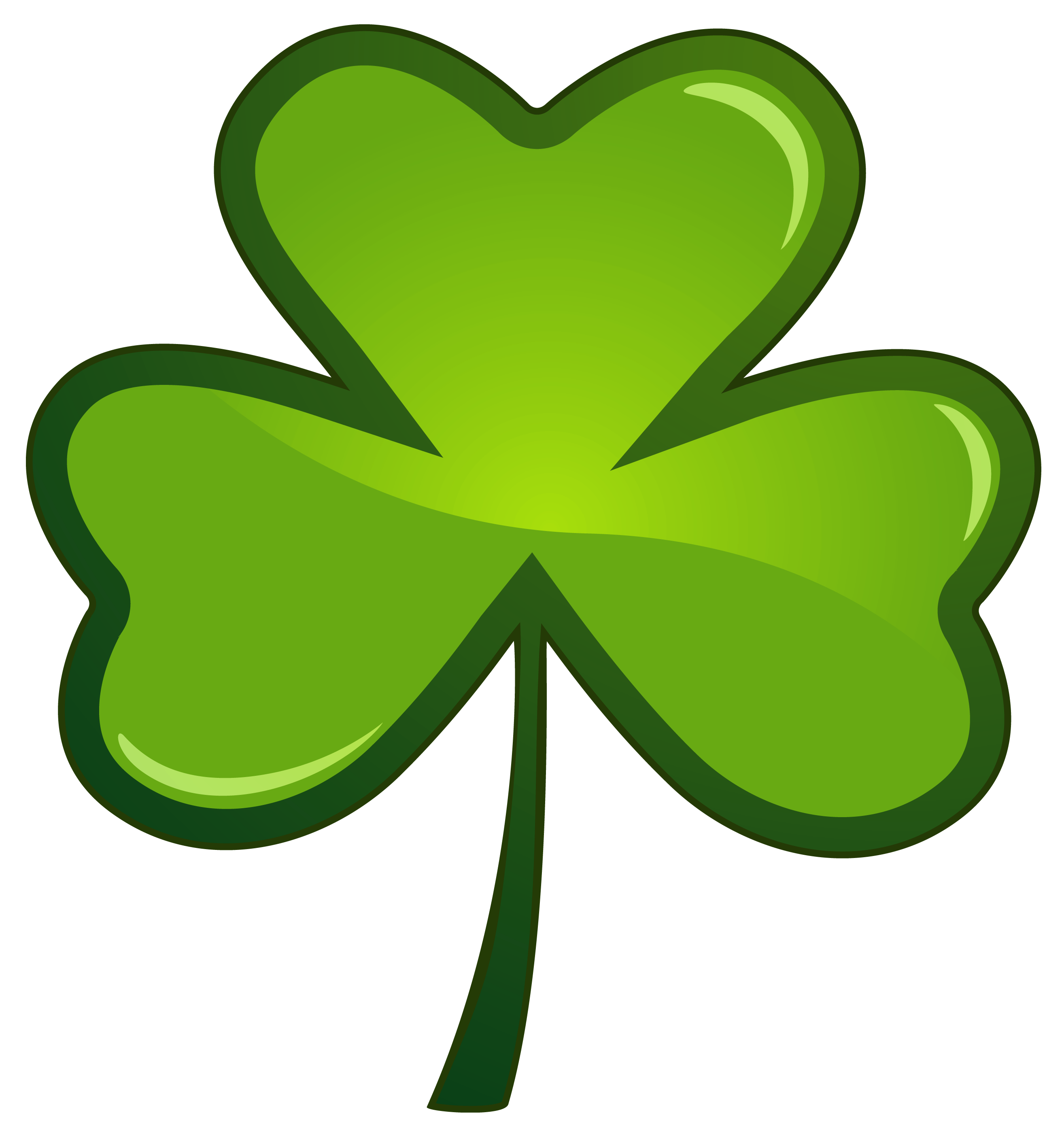 St Patricks Day Shamrock PNG Clipart