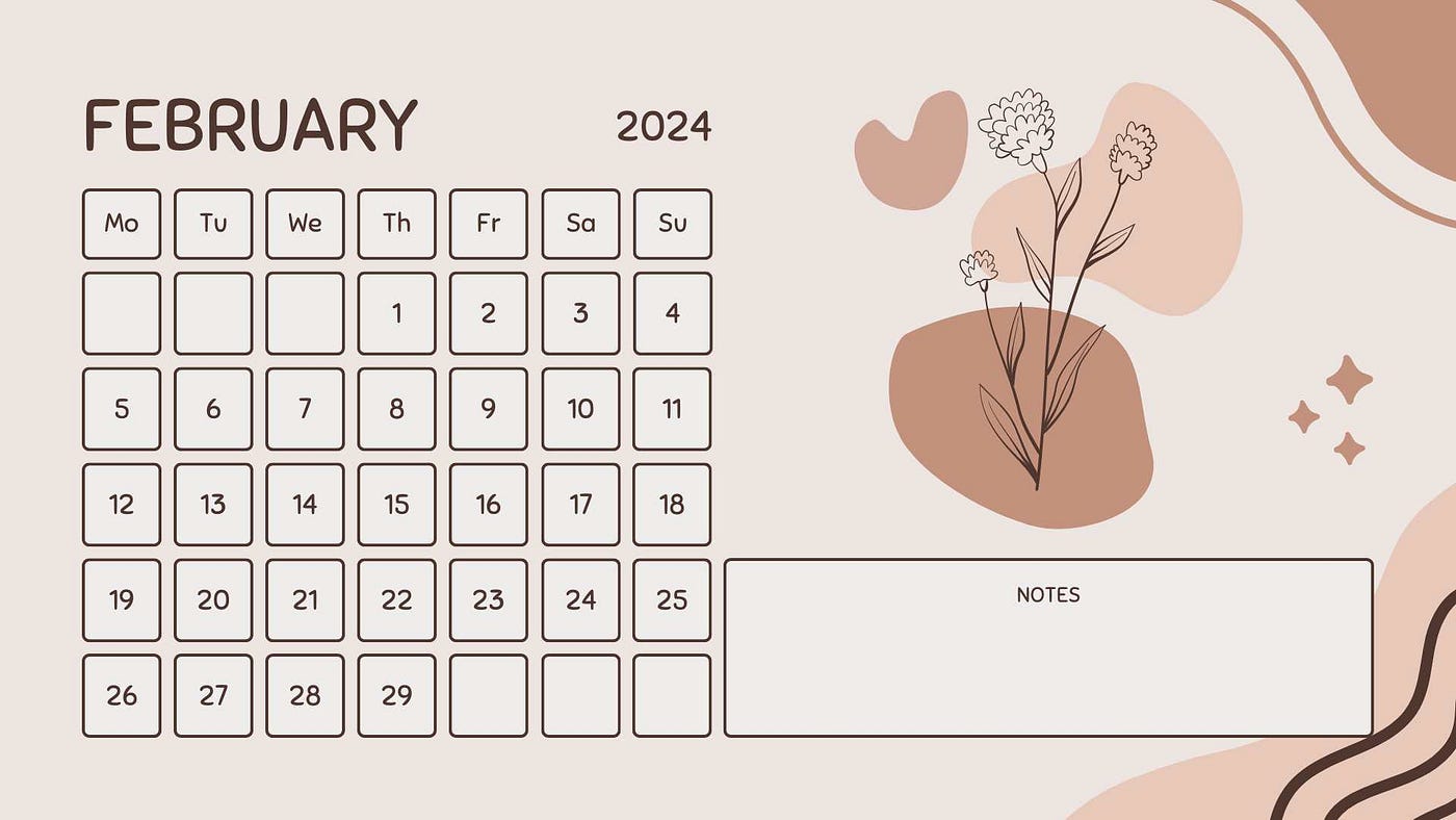 Calendar 2024 Wallpaper in HD Download