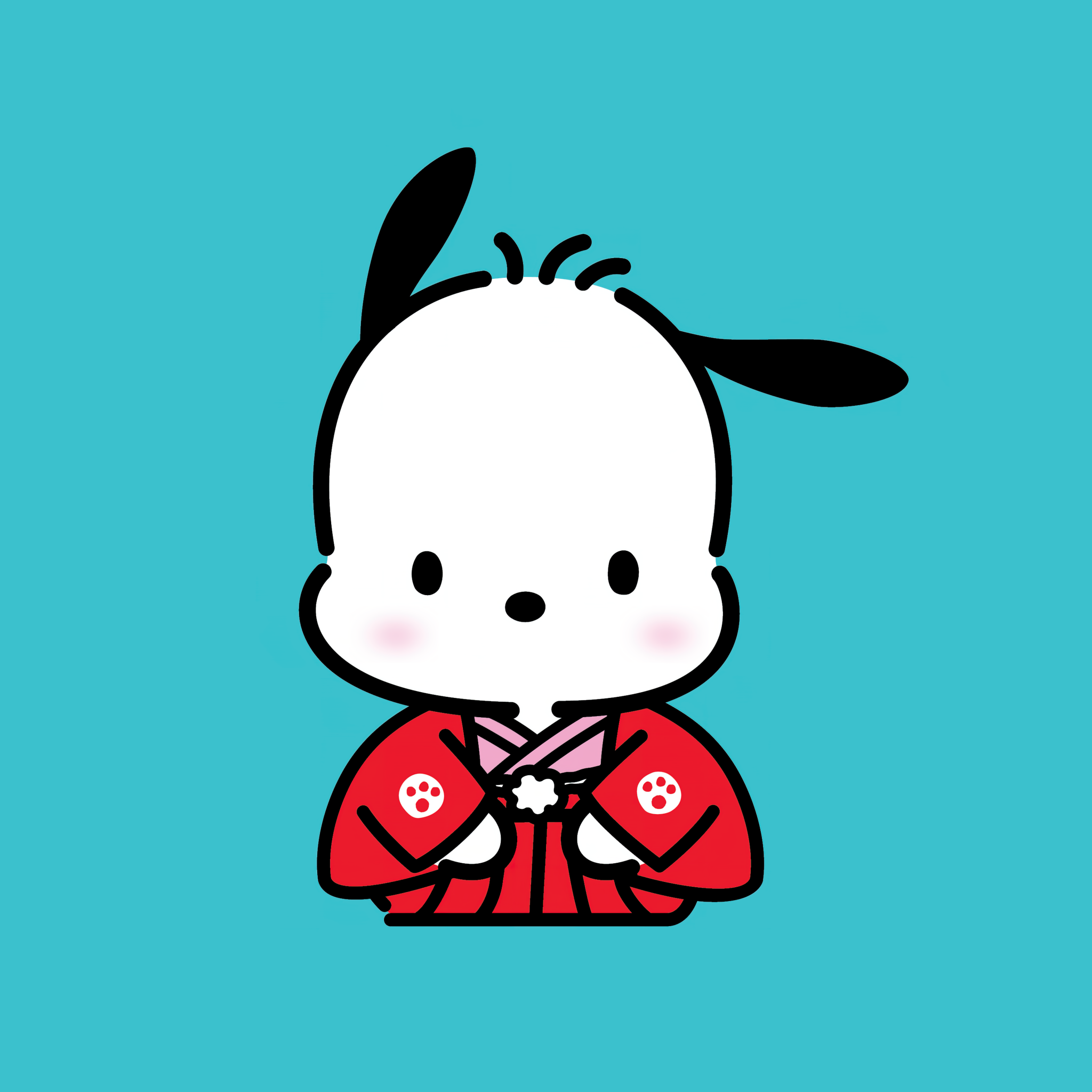 Pochacco Wallpaper 4K, Cute cartoon