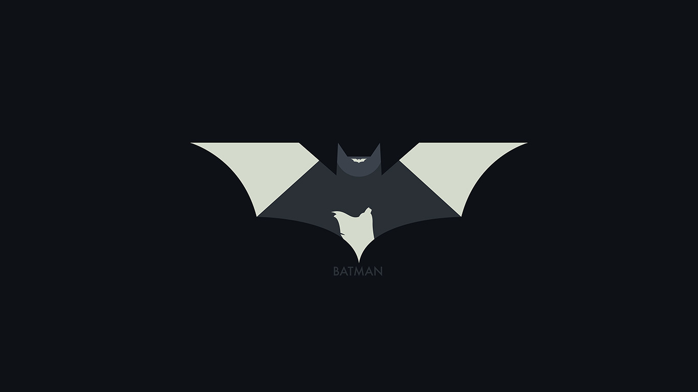 Hugoli Art Batman Minimal Logo