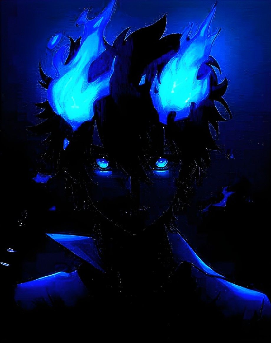 Neon Blue Anime Wallpaper. Blue anime