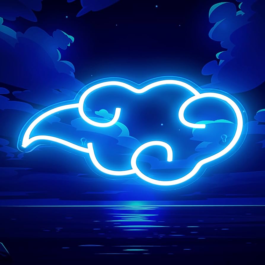 Dimmable Blue Gaming Neon Light Signs