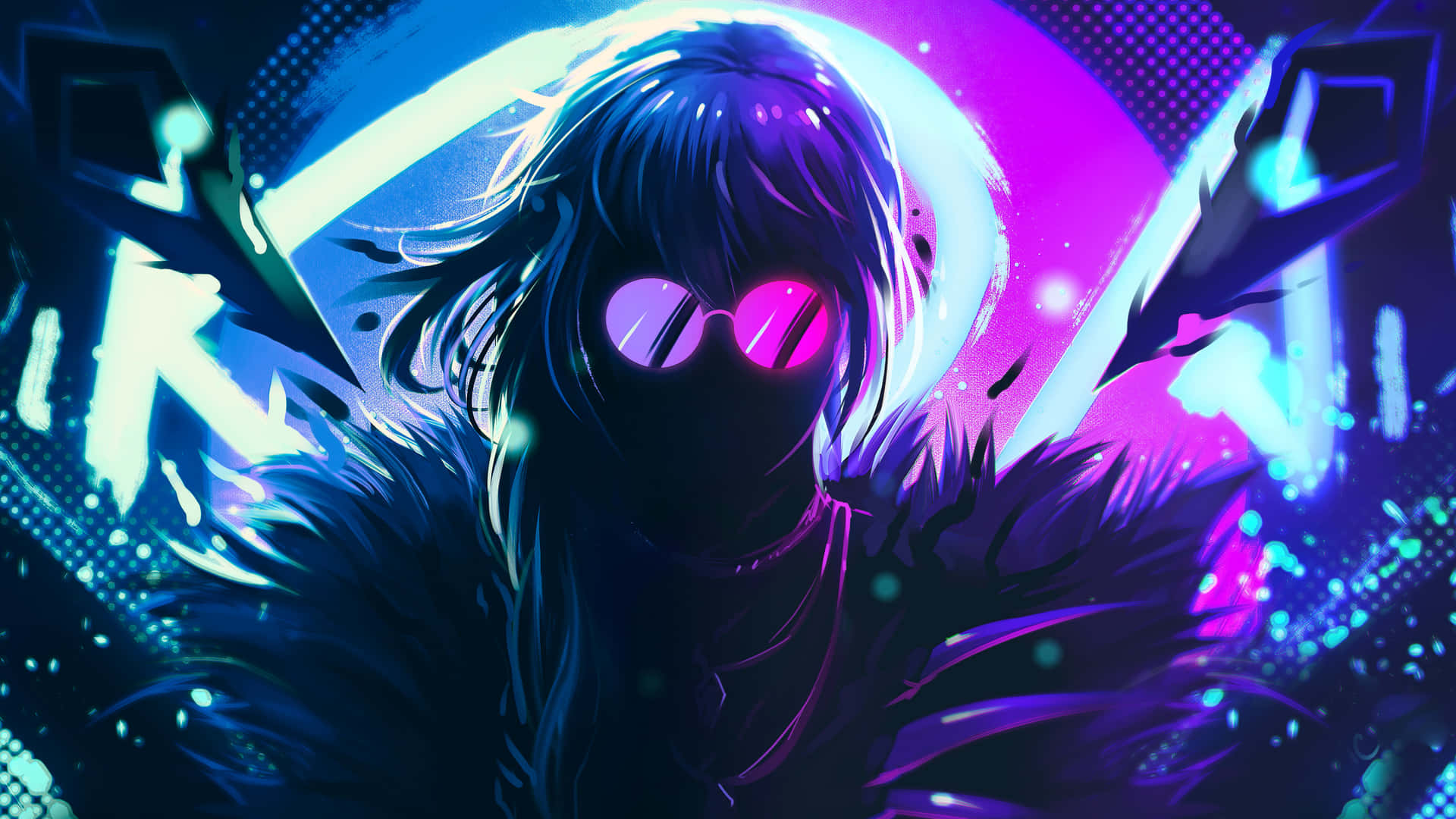 Neon Blue Picture
