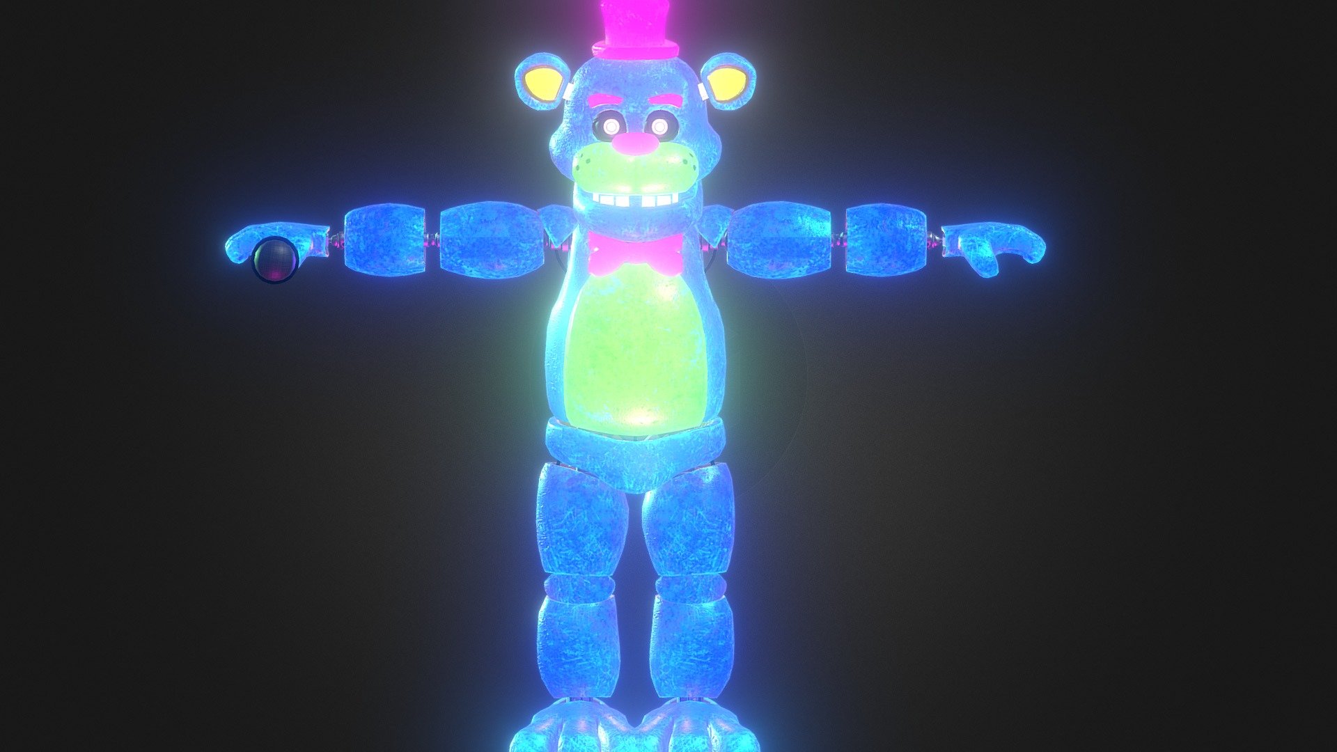 blacklight Freddy Five Night's At