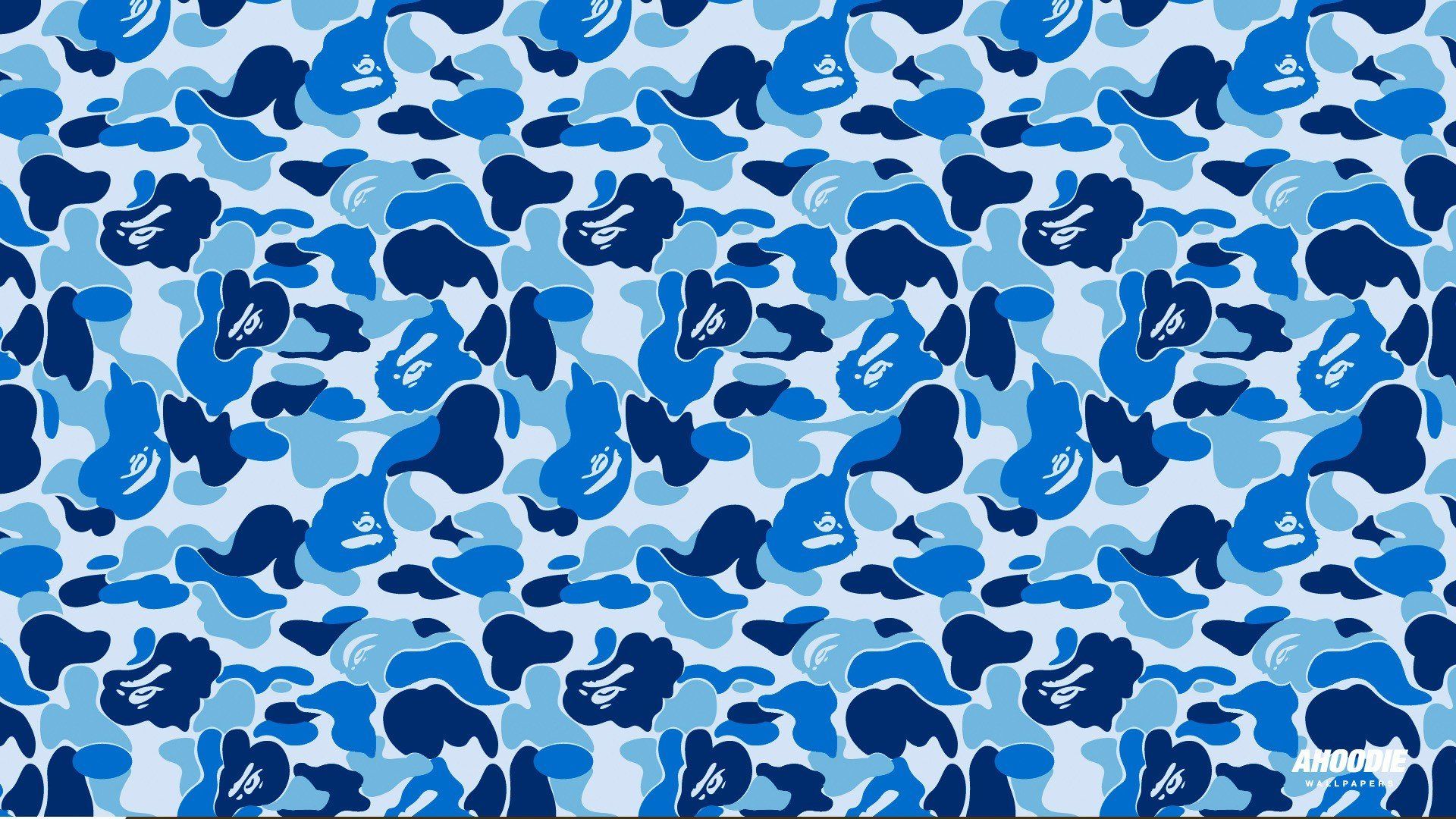 Blue bape live wallpaper for mobile