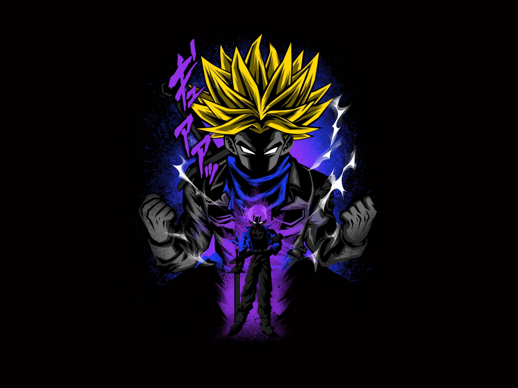 Wallpaper dark, trunks, dragon ball