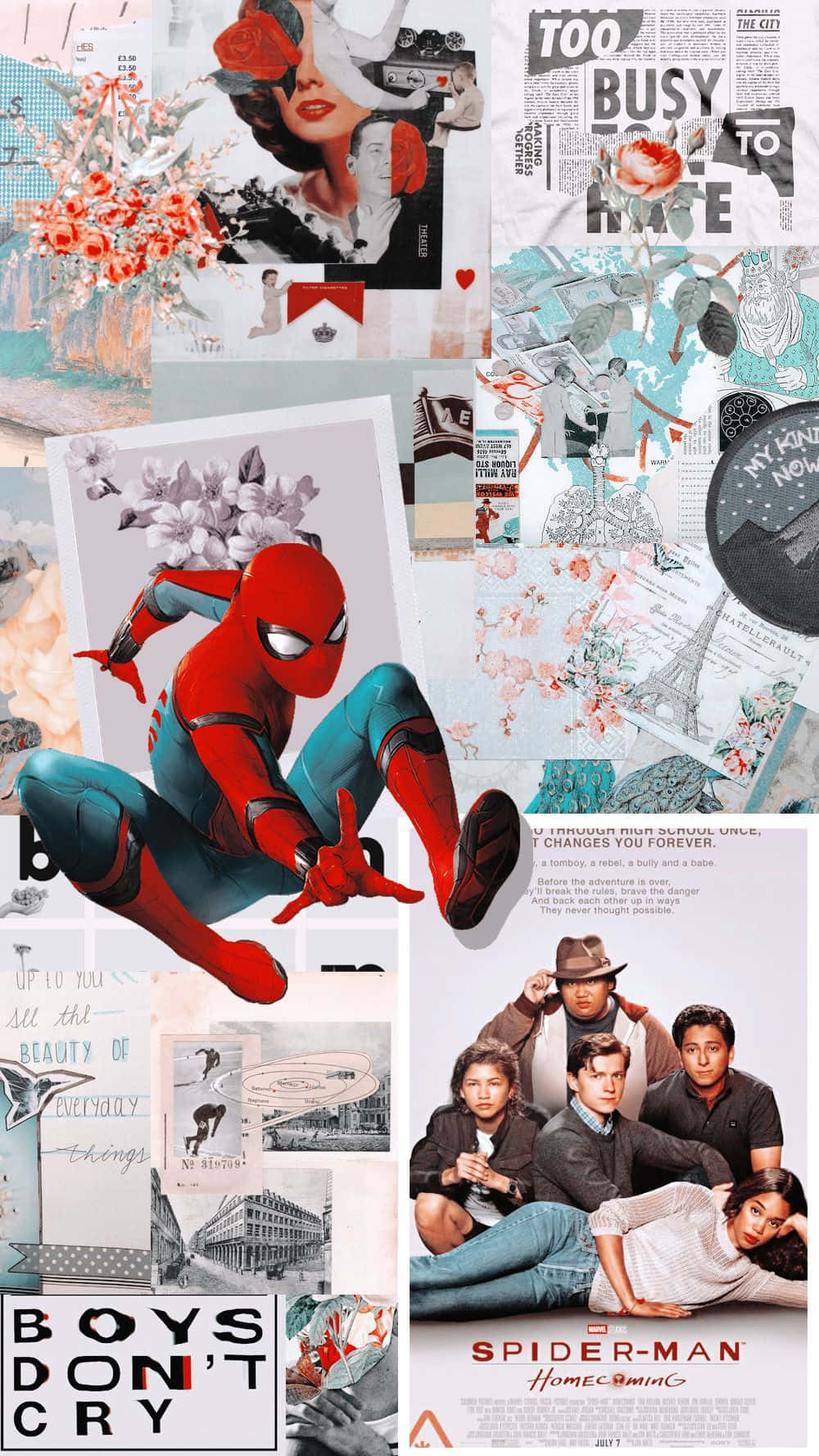 Download Swing into Fun with the Spider Man Aesthetic! Wallpaper