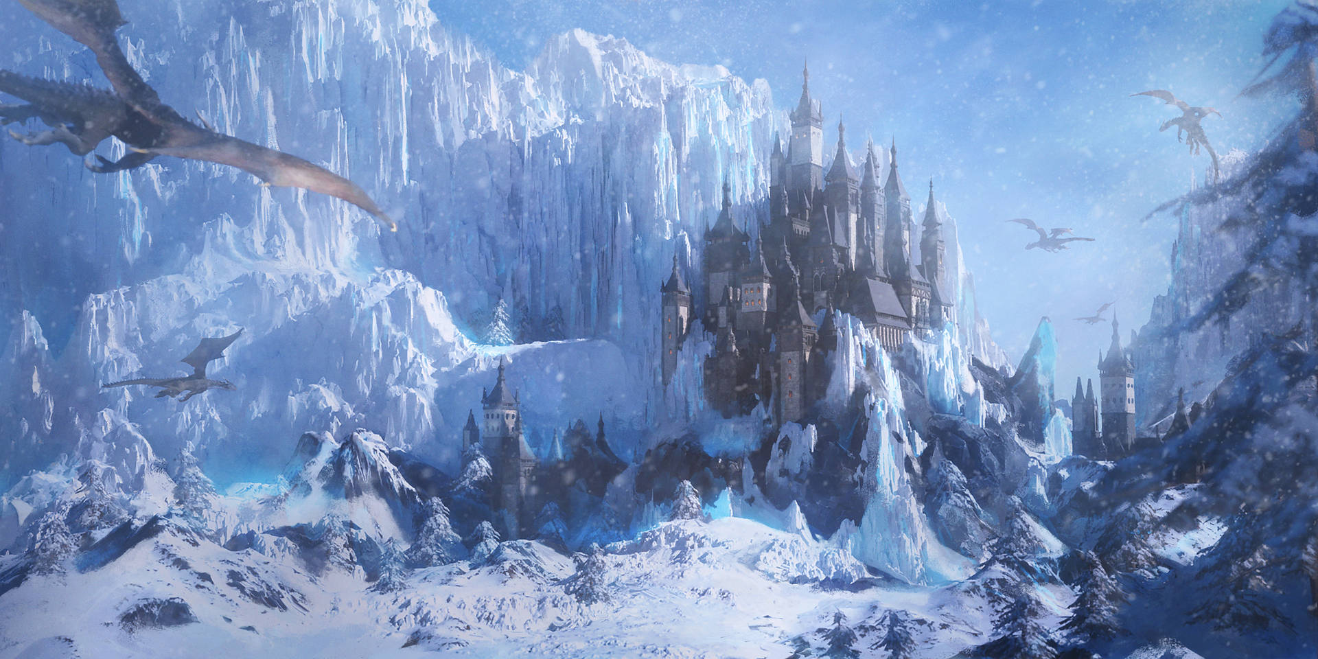 Download Frozen Castle And Dragons