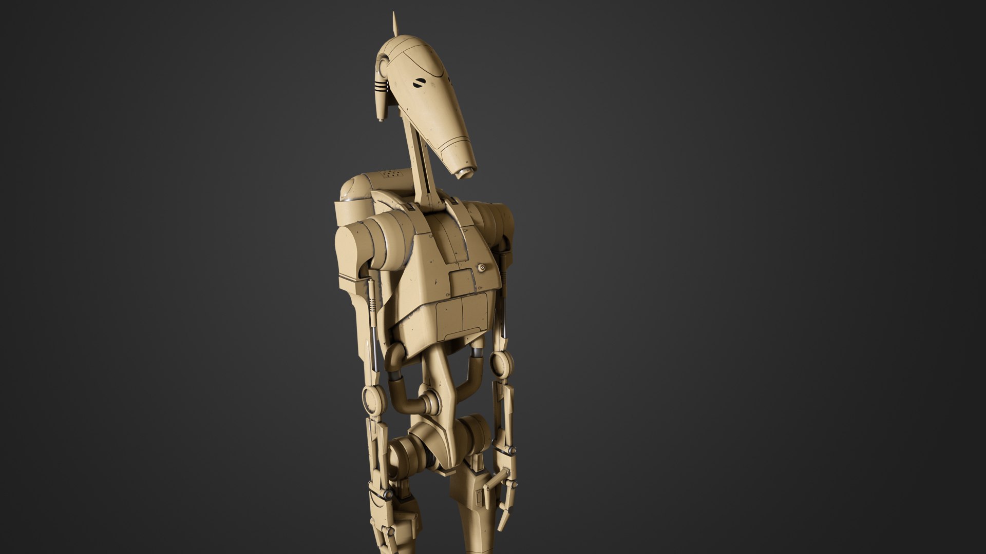 B1 Battle Droids 3D Model