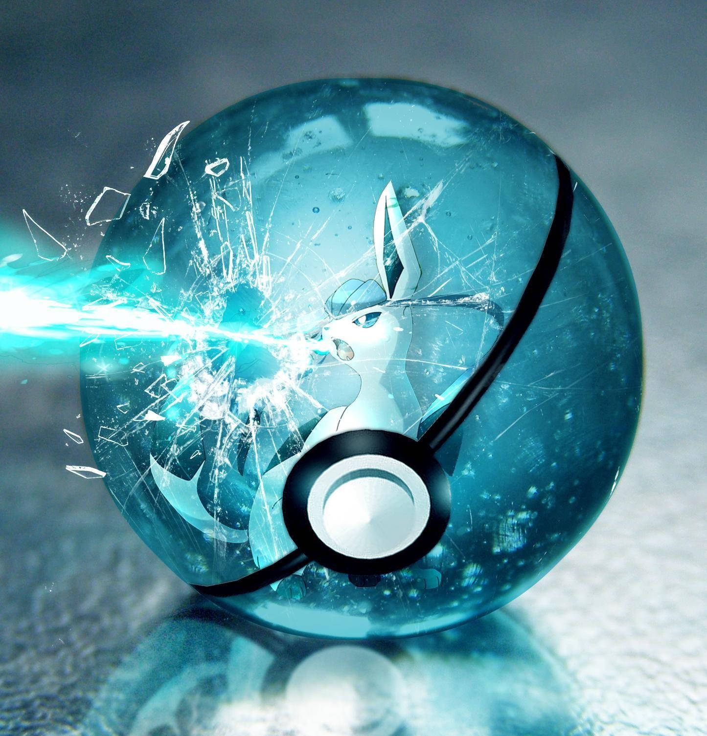 Download free Glaceon Inside Pokeball