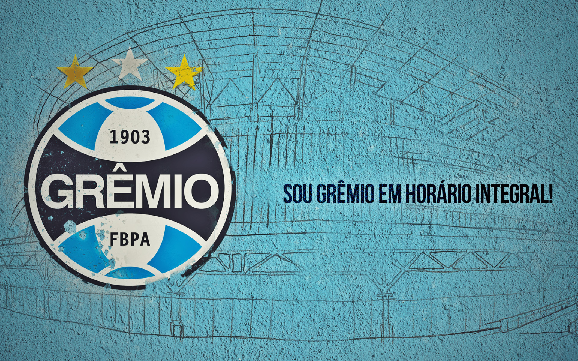 Download Emblem Logo Soccer Grêmio Foot Ball Porto Alegrense Sports HD Wallpaper