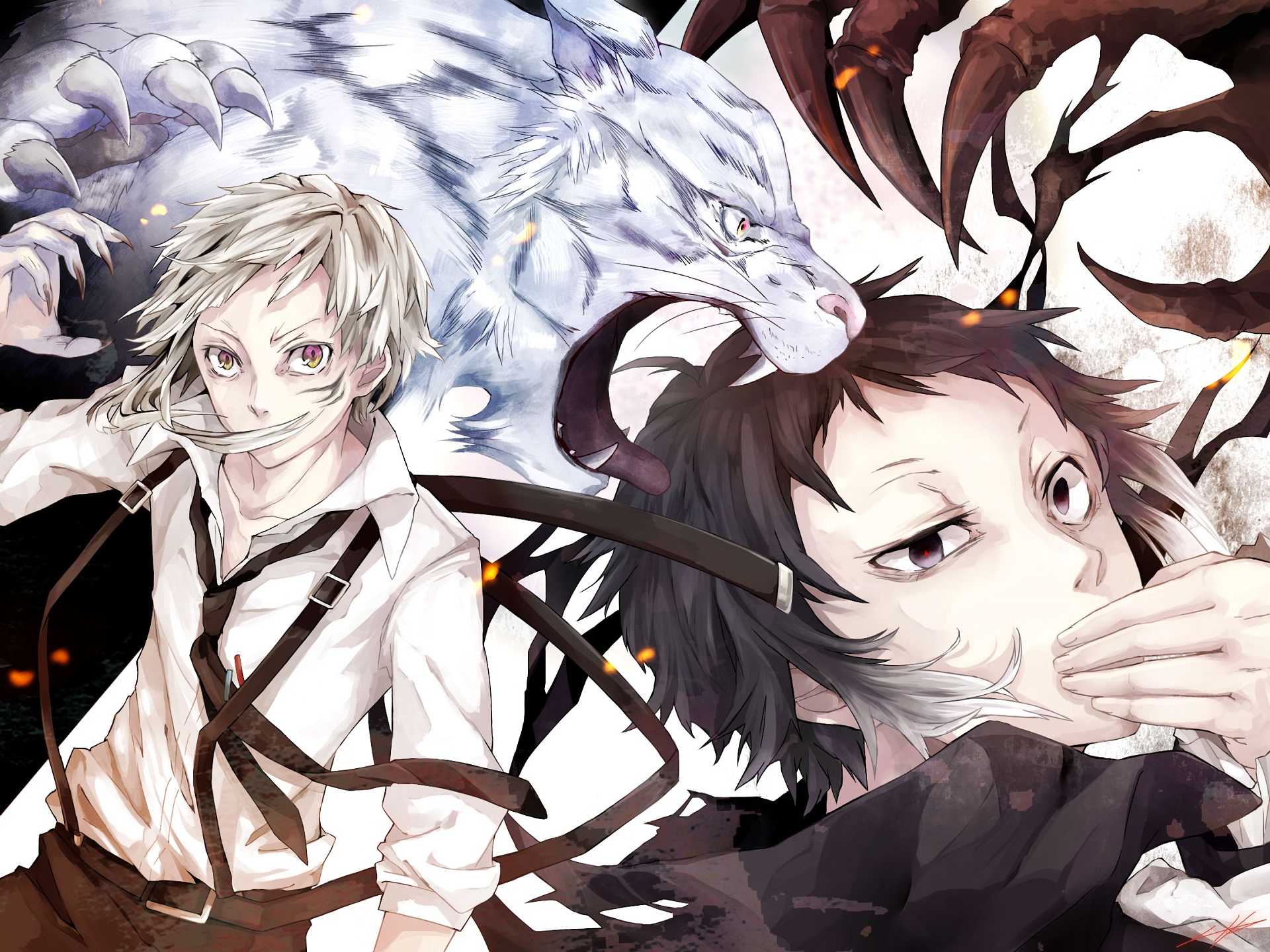 Anime Bungou Stray Dogs HD Wallpaper