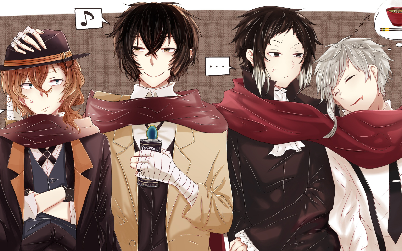 sleep, guys, Bungou Stray Dogs
