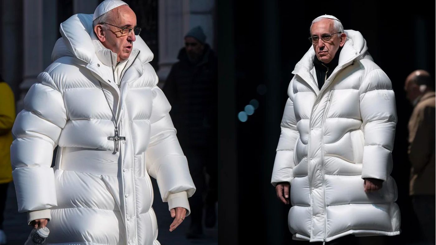 The Swagged Out Pope Is An AI Fake