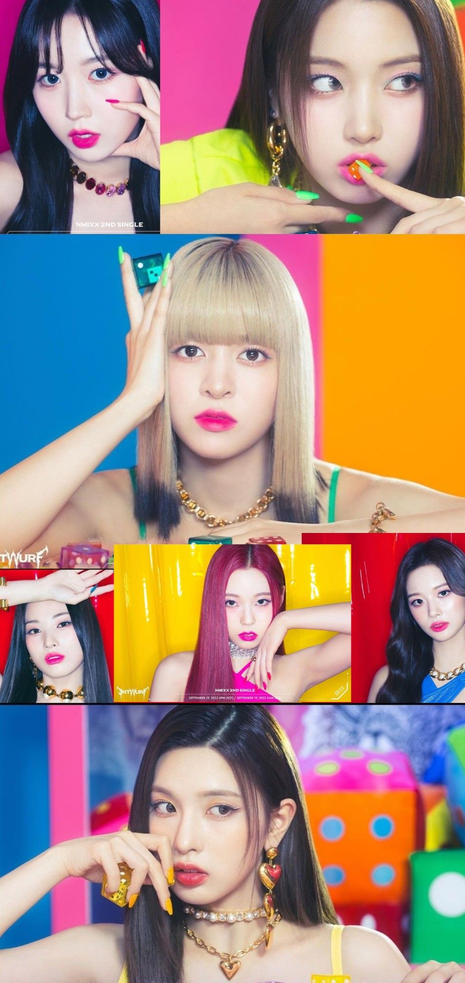 Colorful Dice Wallpaper