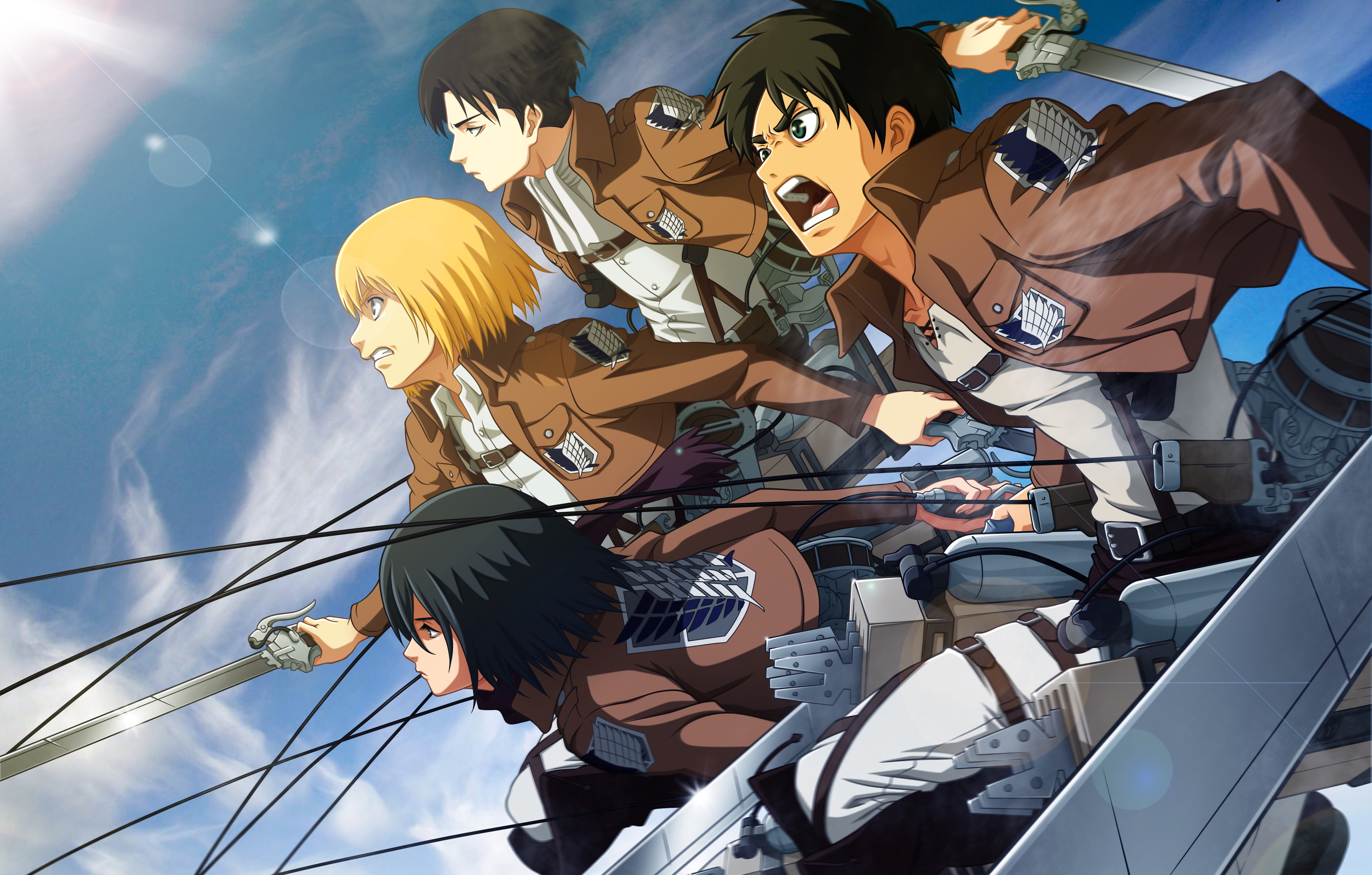 Download Armin Arlert Mikasa Ackerman