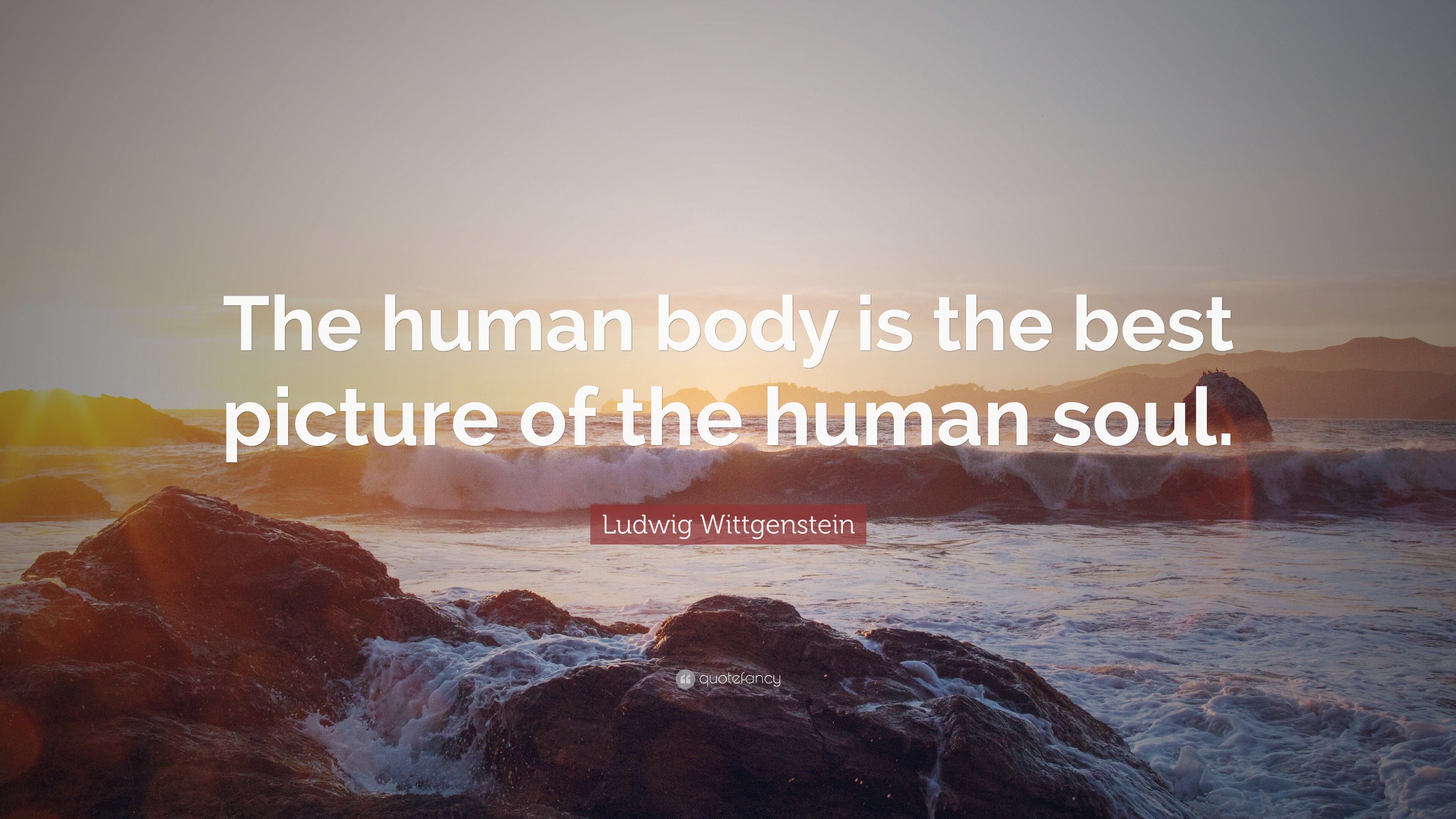 Ludwig Wittgenstein Quote: “The human